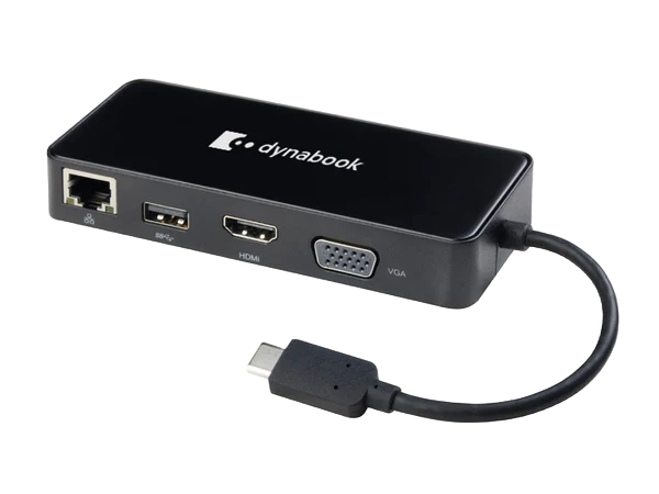 Dynabook USB-C TO HDMI/VGA/LAN TRAVEL Adapter (PS0001UA1PRP)