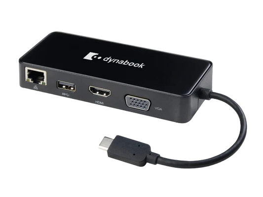 Dynabook USB-C TO HDMI/VGA/LAN TRAVEL Adapter (PS0001UA1PRP)